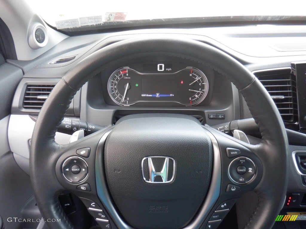 2021 Ridgeline RTL-E AWD - Obsidian Blue Pearl / Black photo #34