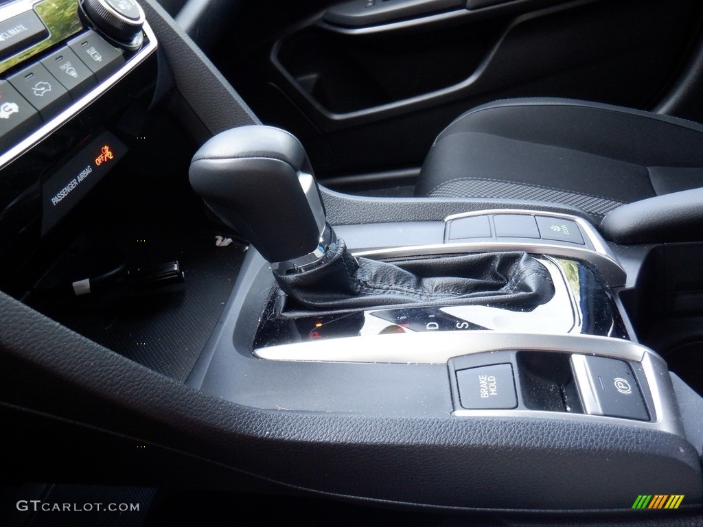 2020 Civic Sport Sedan - Aegean Blue Metallic / Black photo #19