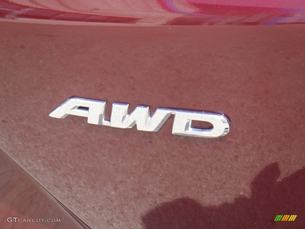 2018 CR-V EX-L AWD - Basque Red Pearl II / Gray photo #10
