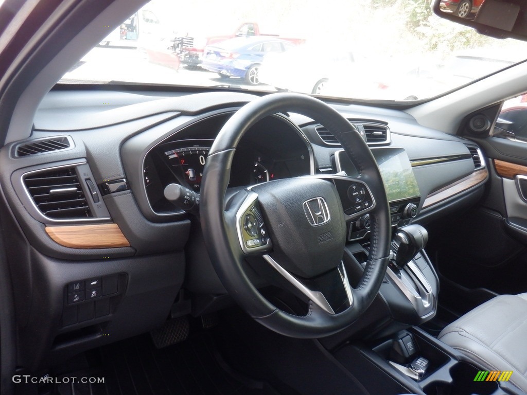 2018 CR-V EX-L AWD - Basque Red Pearl II / Gray photo #14