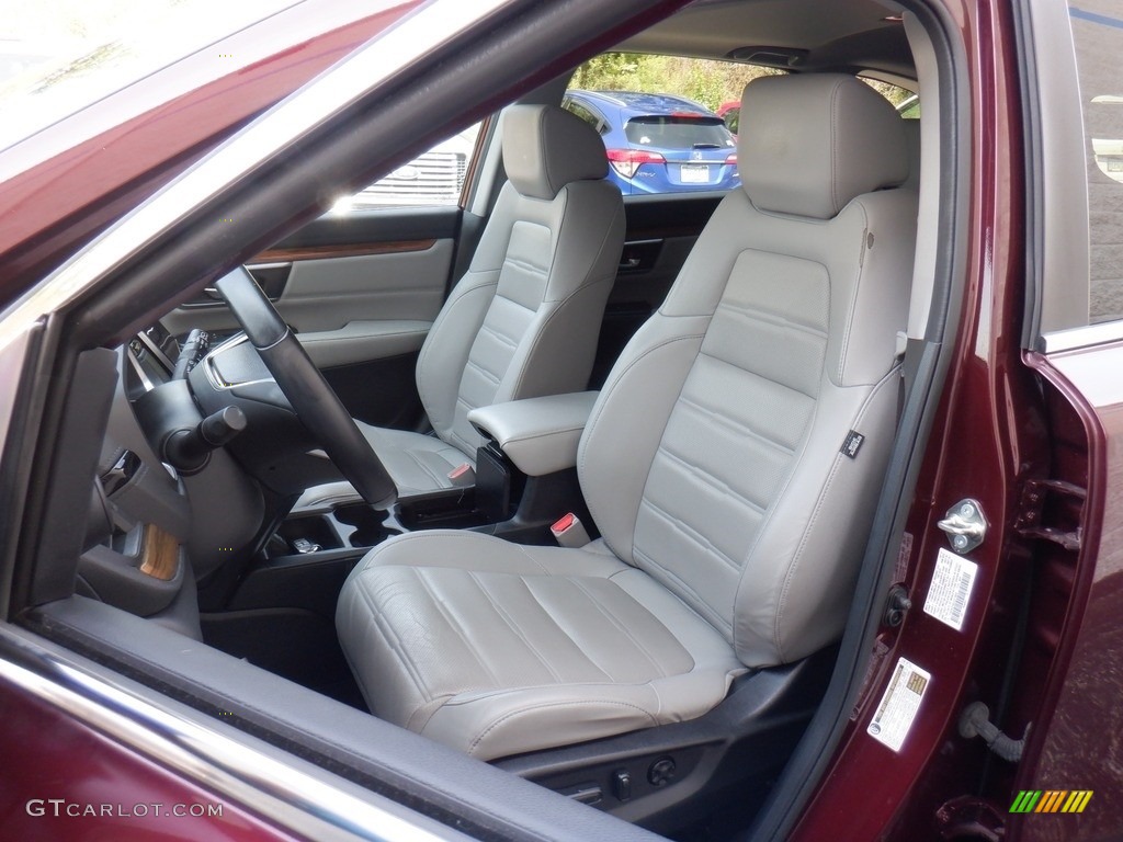 2018 CR-V EX-L AWD - Basque Red Pearl II / Gray photo #16