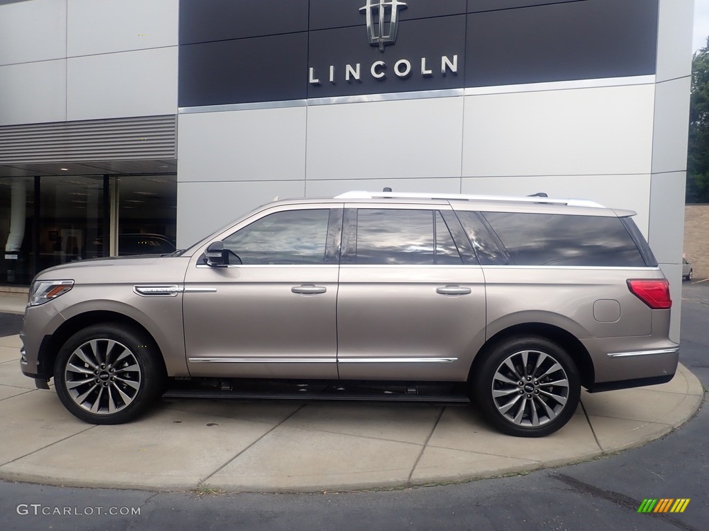 Iced Mocha 2020 Lincoln Navigator L Reserve 4x4 Exterior Photo #146477589