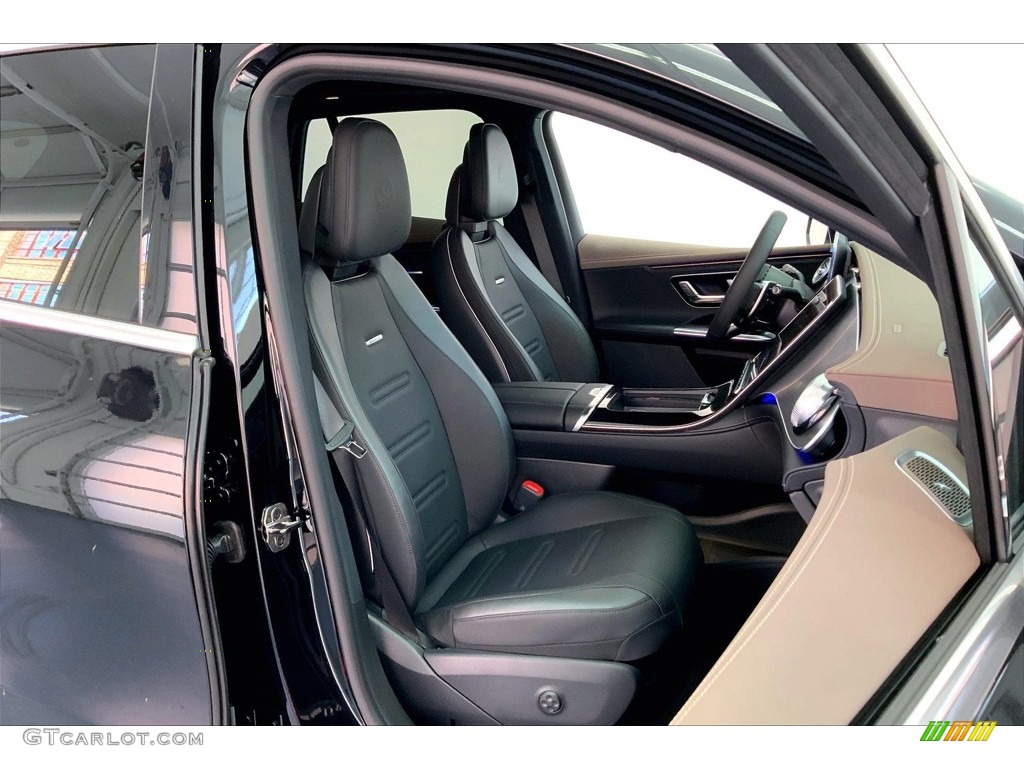 Black/Sable Brown Interior 2024 Mercedes-Benz EQE AMG 4Matic SUV Photo #146477653