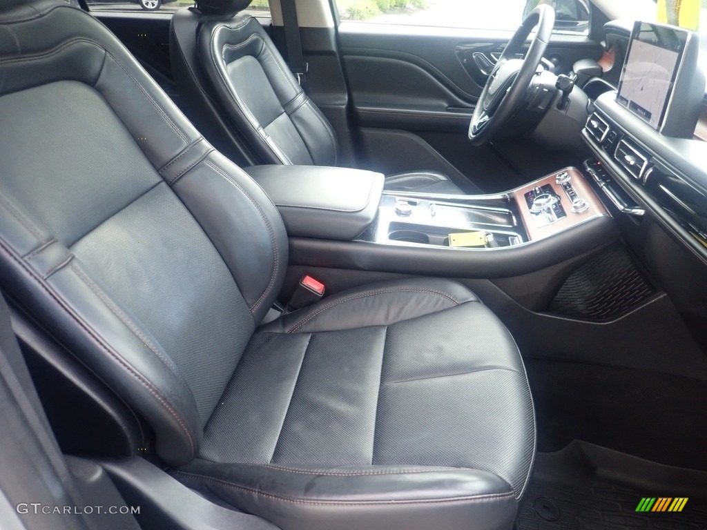 Ebony Interior 2020 Lincoln Aviator Grand Touring AWD Photo #146478230