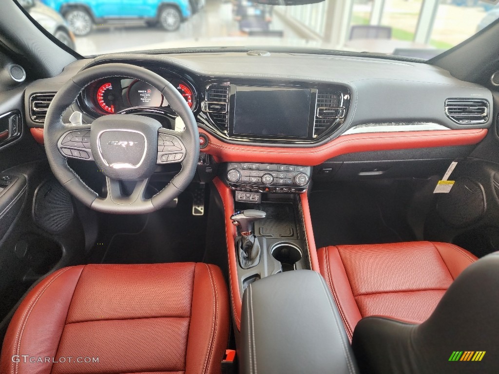 Black/Demonic Red Interior 2023 Dodge Durango SRT Hellcat Black AWD Photo #146478312