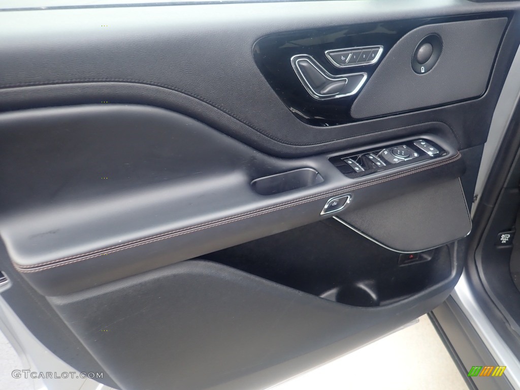 2020 Lincoln Aviator Grand Touring AWD Ebony Door Panel Photo #146478356