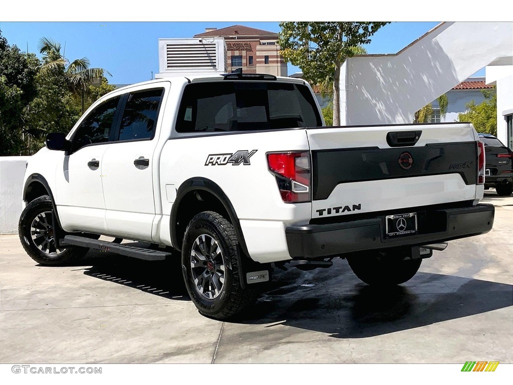Glacier White 2023 Nissan Titan Pro-4X Crew Cab 4x4 Exterior Photo #146478507