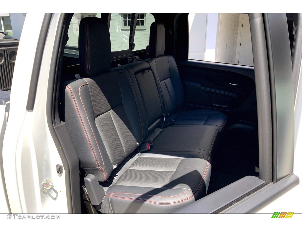 2023 Nissan Titan Pro-4X Crew Cab 4x4 Rear Seat Photo #146478648