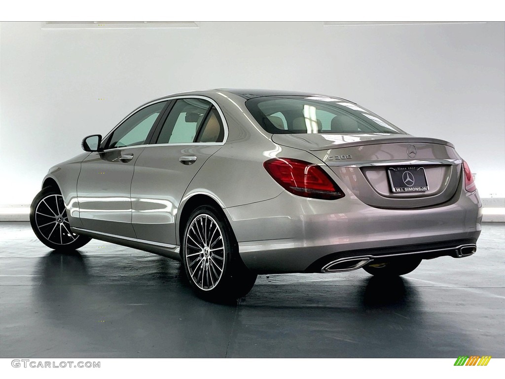 2021 C 300 Sedan - Mojave Silver Metallic / Silk Beige photo #10