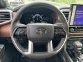 2023 Toyota Tundra Saddle Tan Interior Steering Wheel Photo