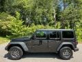 Black 2024 Jeep Wrangler 4-Door Sport S 4x4