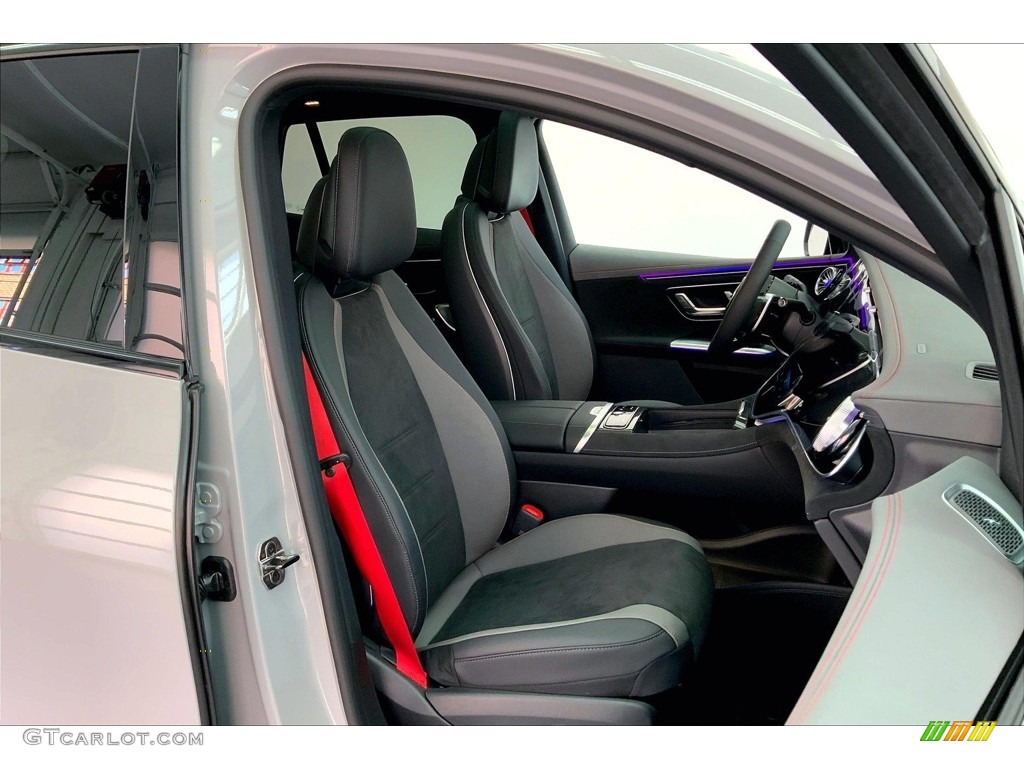 Black w/Red Stitching Interior 2024 Mercedes-Benz EQE AMG 4Matic SUV Photo #146479158