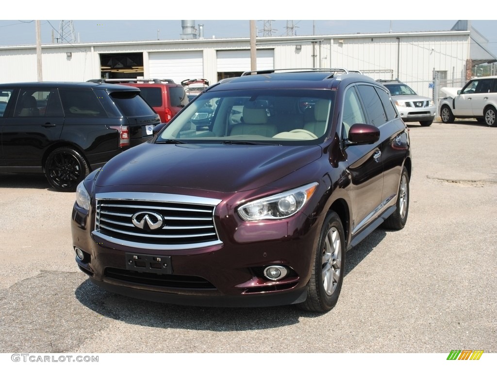 Midnight Garnet Infiniti JX