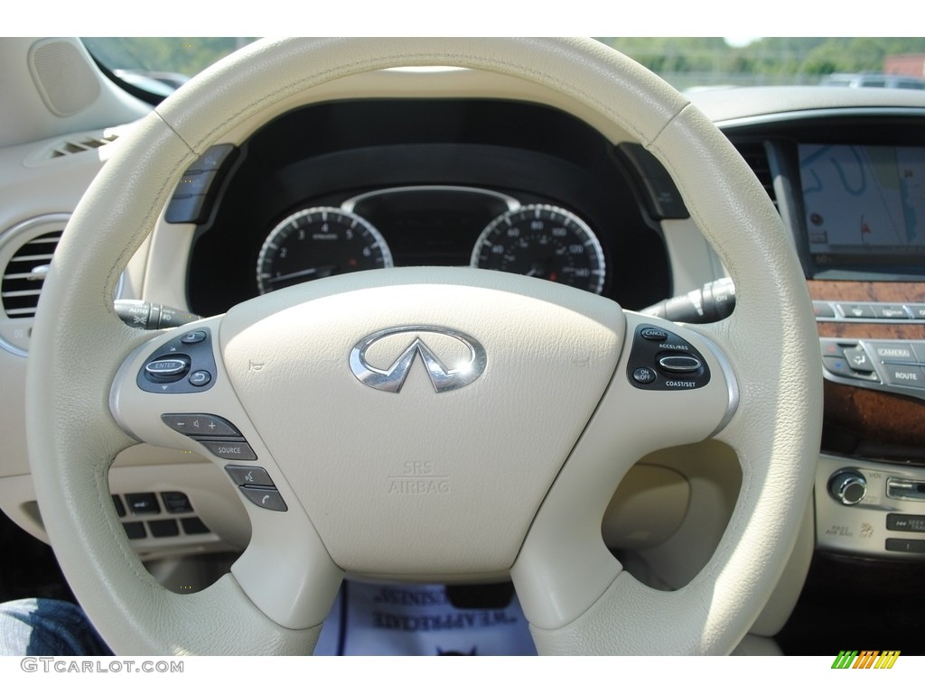 2013 Infiniti JX 35 AWD Wheat Steering Wheel Photo #146479371