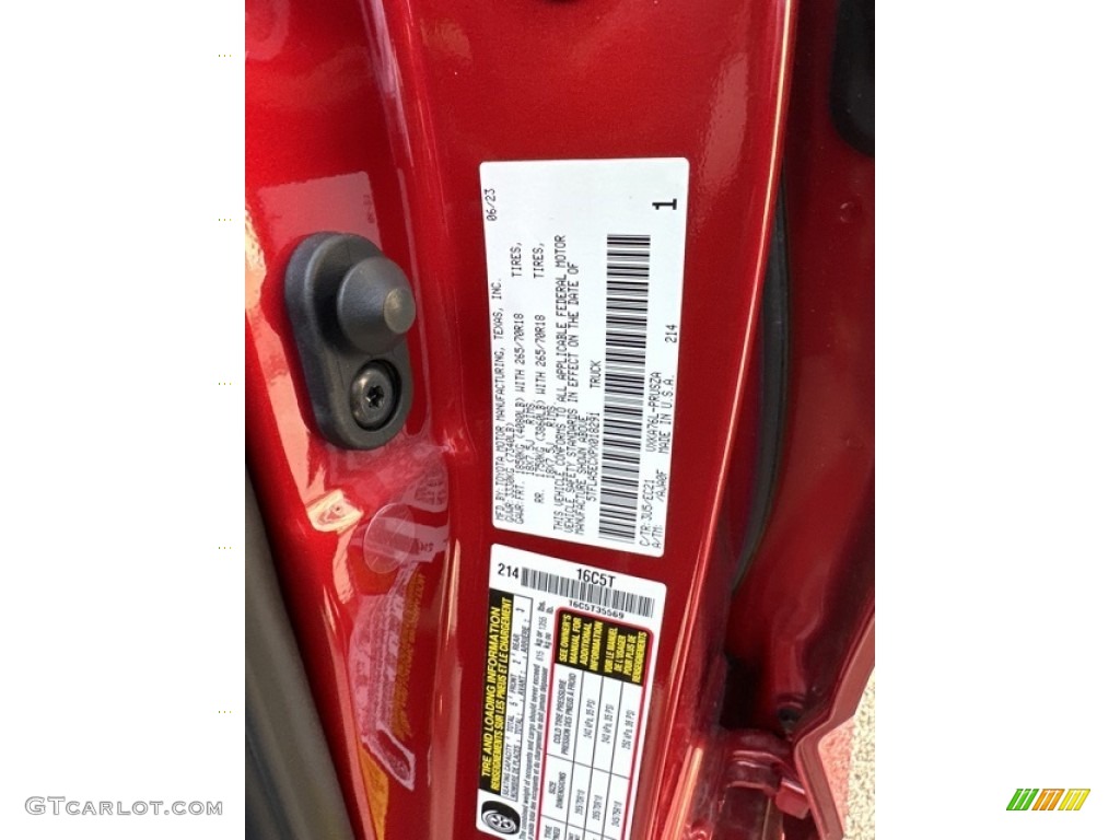 2023 Tundra SR5 CrewMax 4x4 - Supersonic Red / Black photo #24