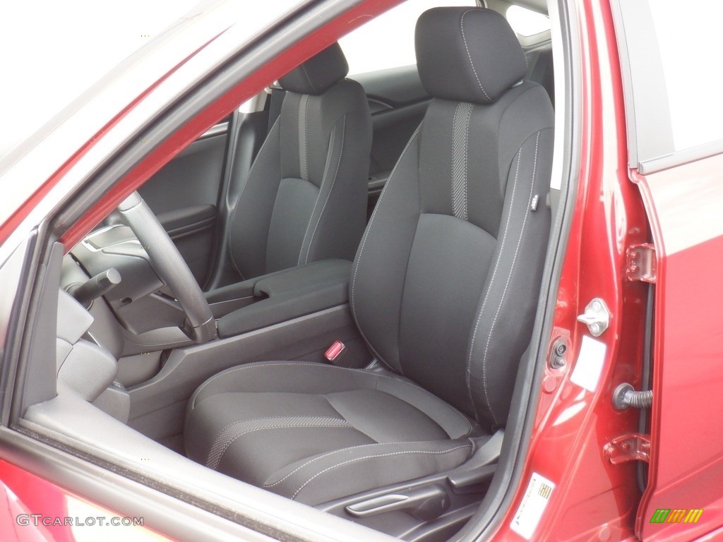 2019 Civic LX Sedan - Molten Lava Pearl / Black photo #12