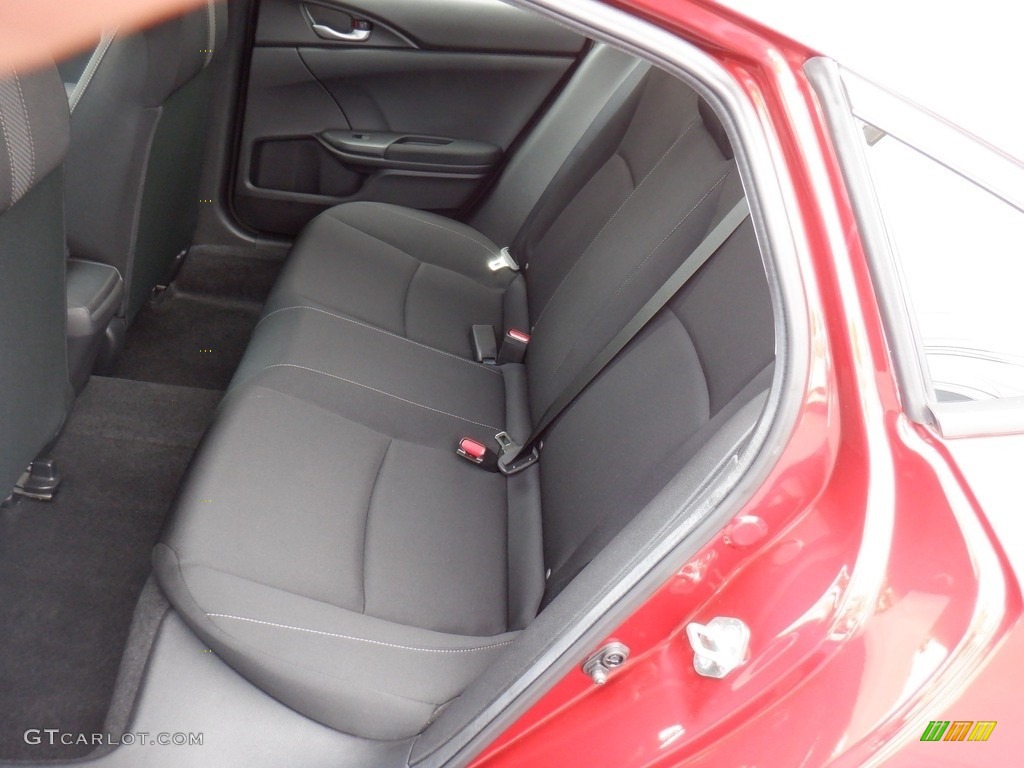 2019 Civic LX Sedan - Molten Lava Pearl / Black photo #24