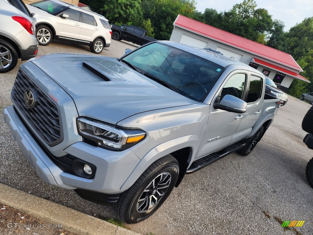 2021 Tacoma TRD Sport Double Cab 4x4 - Cement / Black photo #32