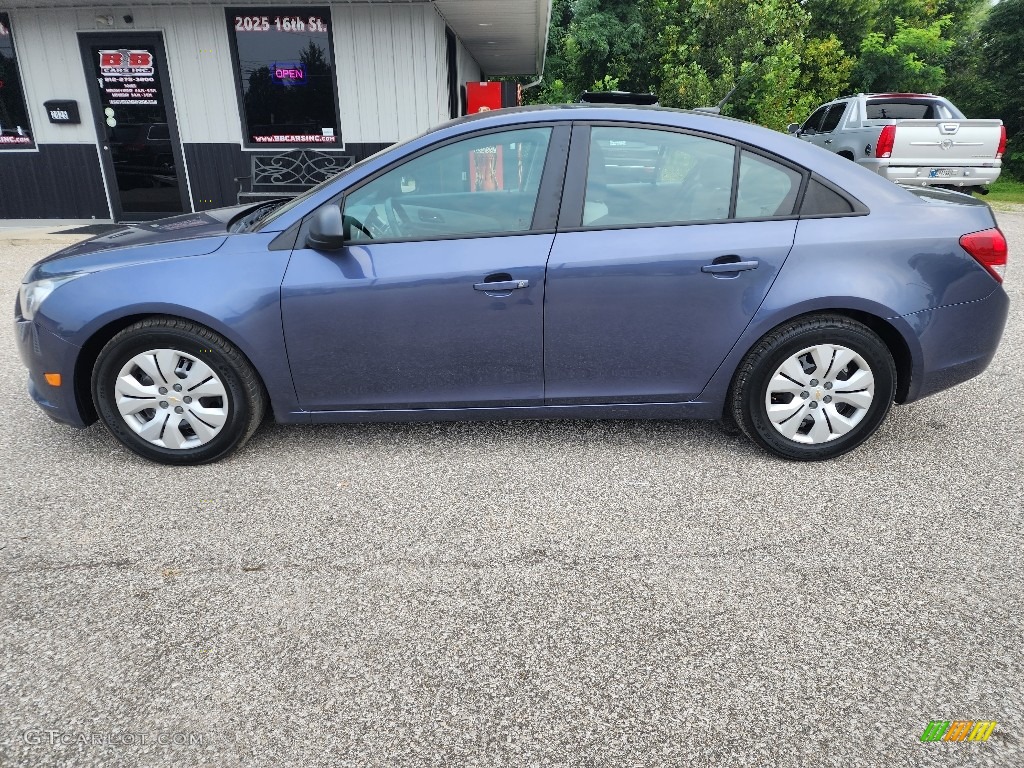 2014 Cruze LS - Atlantis Blue Metallic / Jet Black/Medium Titanium photo #2