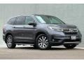 2020 Modern Steel Metallic Honda Pilot EX-L AWD  photo #2