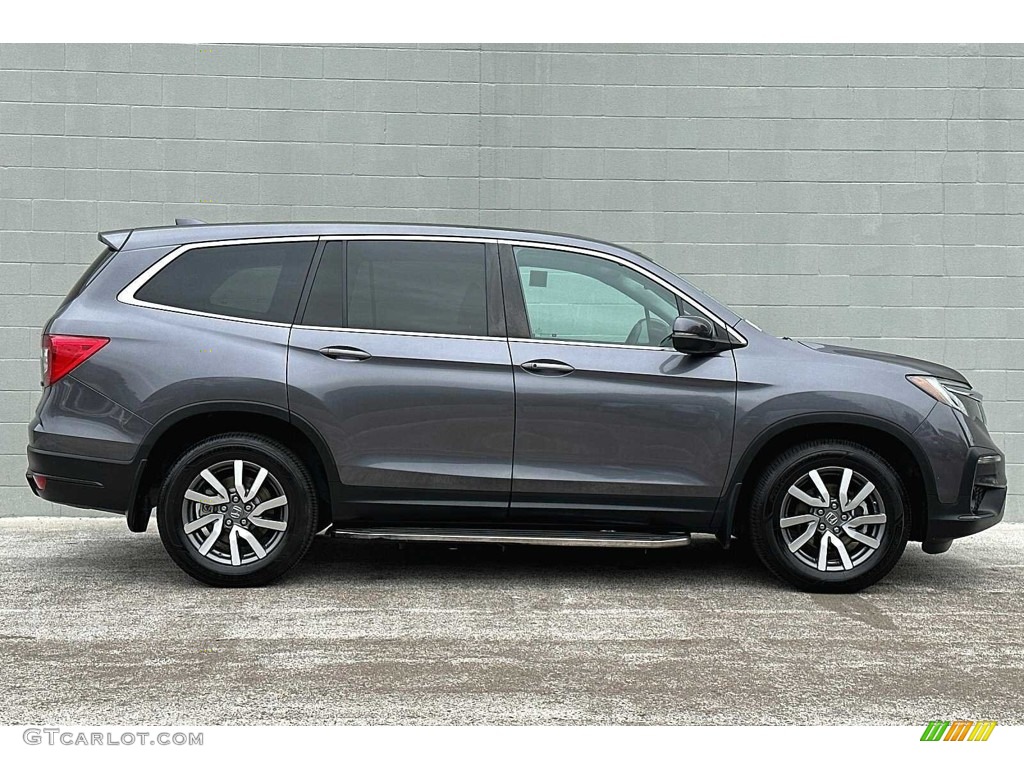 Modern Steel Metallic 2020 Honda Pilot EX-L AWD Exterior Photo #146481317