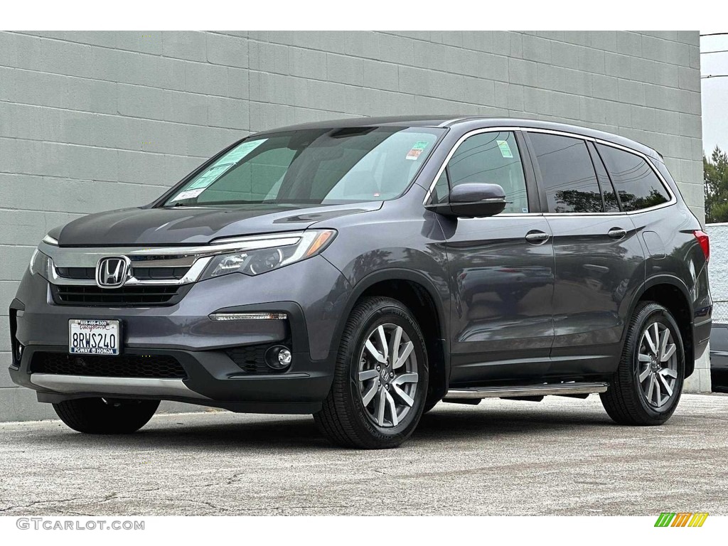 Modern Steel Metallic 2020 Honda Pilot EX-L AWD Exterior Photo #146481438