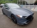 2023 Polymetal Gray Metallic Mazda Mazda3 2.5 Turbo Hatchback  photo #9