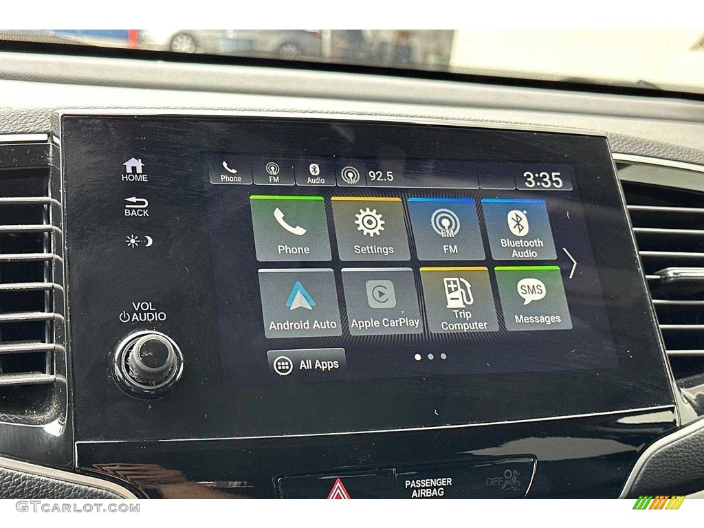 2020 Pilot EX-L AWD - Modern Steel Metallic / Black photo #21