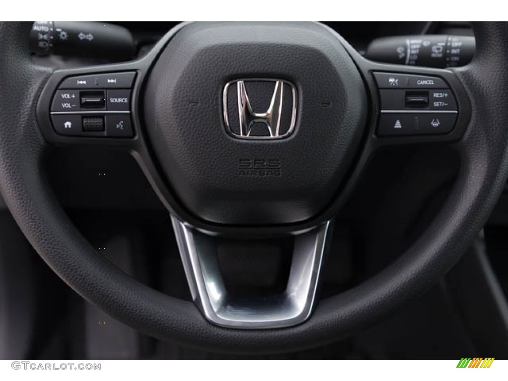 2024 Honda CR-V LX Gray Steering Wheel Photo #146481781