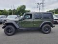 Sarge Green 2024 Jeep Wrangler 4-Door Sport S 4xe Hybrid Exterior