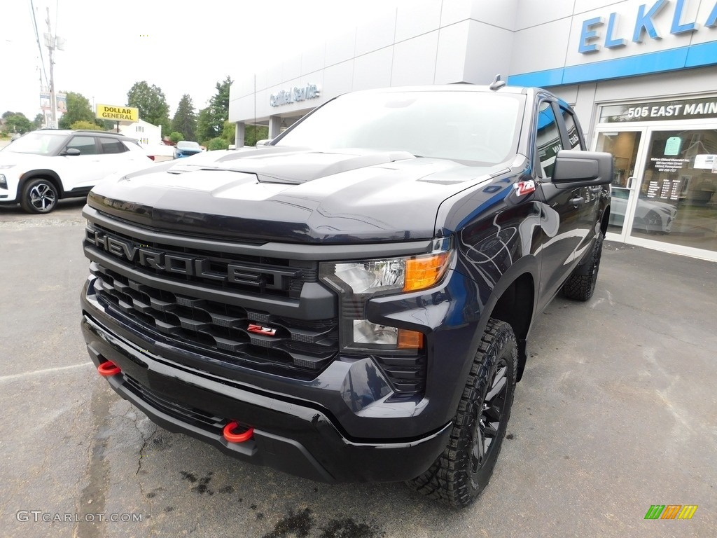 2023 Silverado 1500 Custom Trail Boss Crew Cab 4x4 - Dark Ash Metallic / Jet Black photo #2