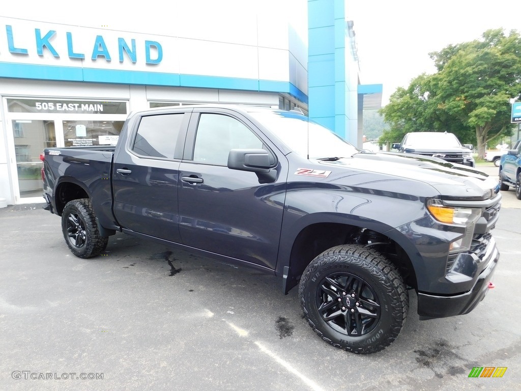 2023 Silverado 1500 Custom Trail Boss Crew Cab 4x4 - Dark Ash Metallic / Jet Black photo #5