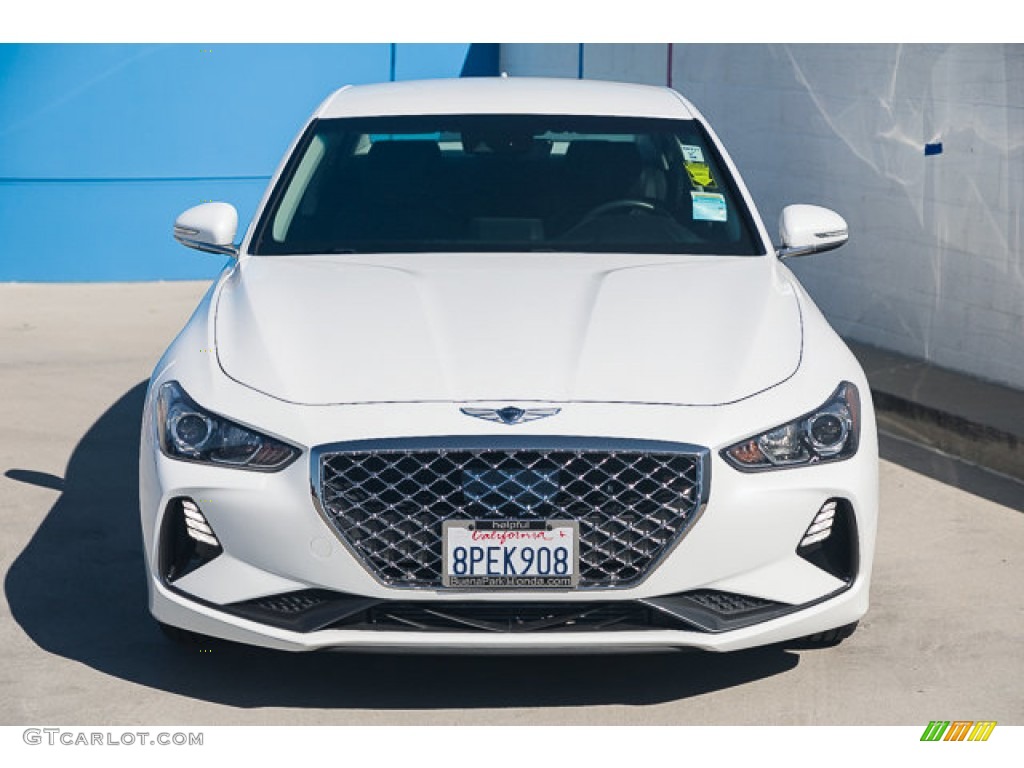 2020 Genesis G70 - Uyuni White / Black photo #7