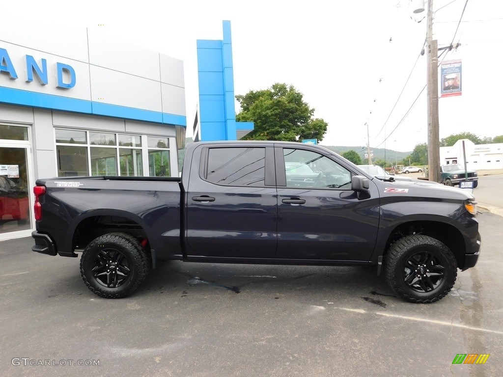 2023 Silverado 1500 Custom Trail Boss Crew Cab 4x4 - Dark Ash Metallic / Jet Black photo #7