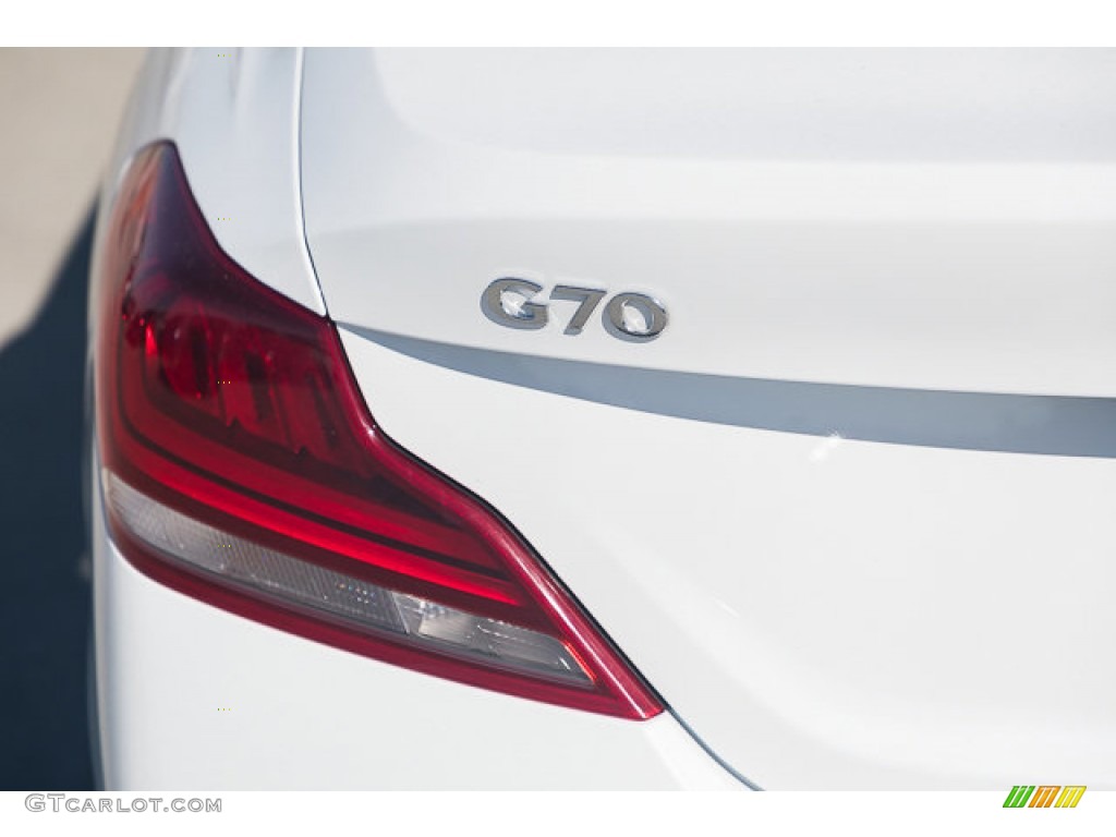 2020 Genesis G70 - Uyuni White / Black photo #10
