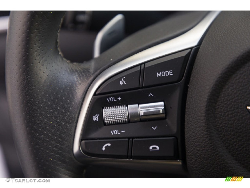 2020 Hyundai Genesis G70 Black Steering Wheel Photo #146483221
