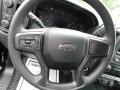 Jet Black Steering Wheel Photo for 2023 Chevrolet Silverado 1500 #146483488