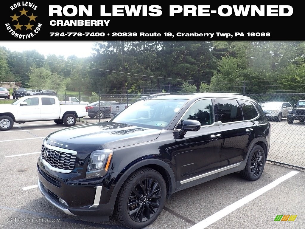 2020 Telluride SX AWD - Ebony Black / Black photo #1