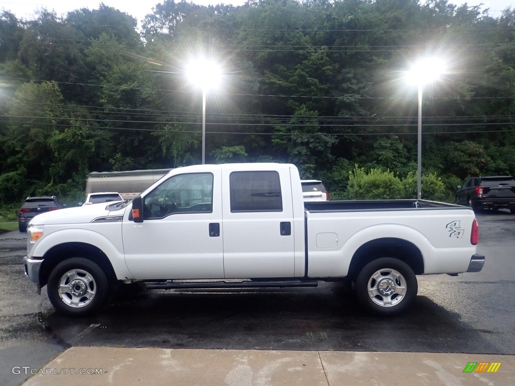 2016 F250 Super Duty XLT Crew Cab 4x4 - Oxford White / Steel photo #5