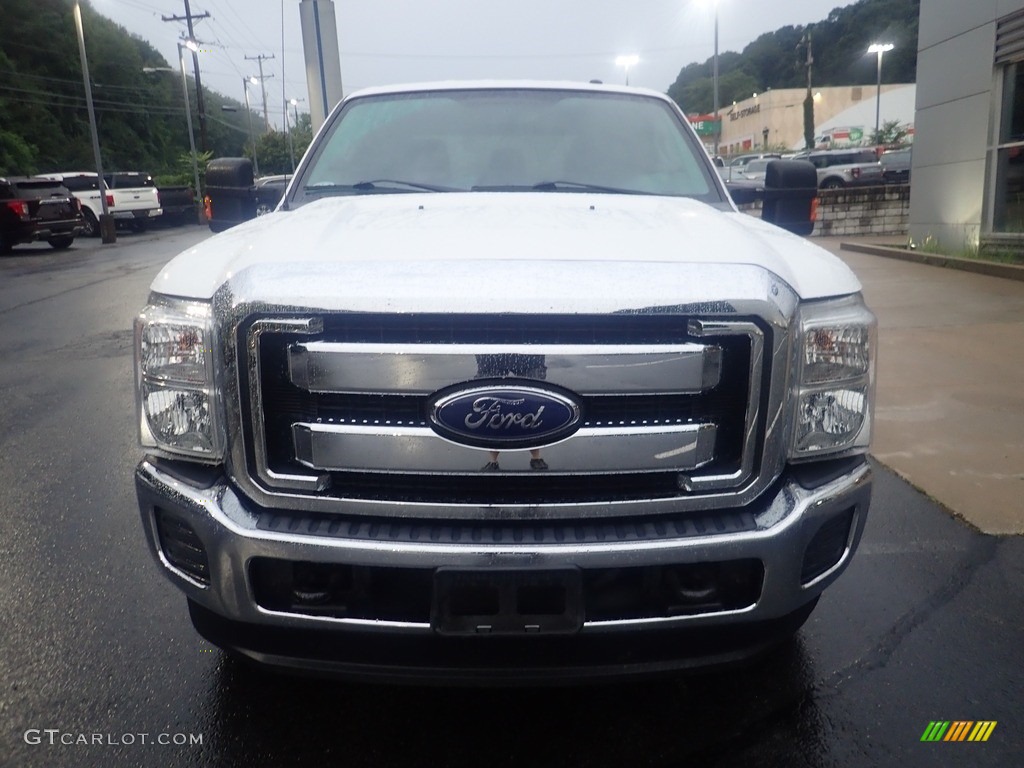 2016 F250 Super Duty XLT Crew Cab 4x4 - Oxford White / Steel photo #7