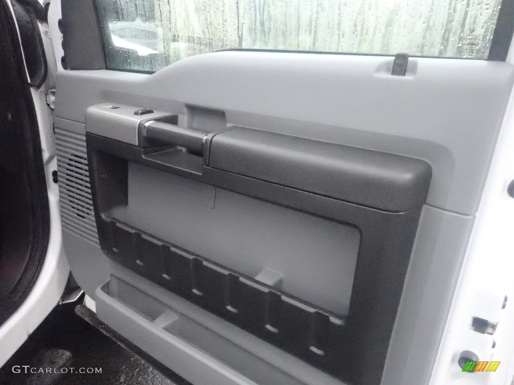 2016 F250 Super Duty XLT Crew Cab 4x4 - Oxford White / Steel photo #13