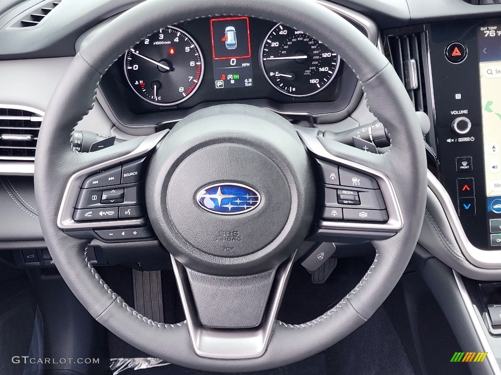 2024 Subaru Outback Limited Titanium Gray Steering Wheel Photo #146485438
