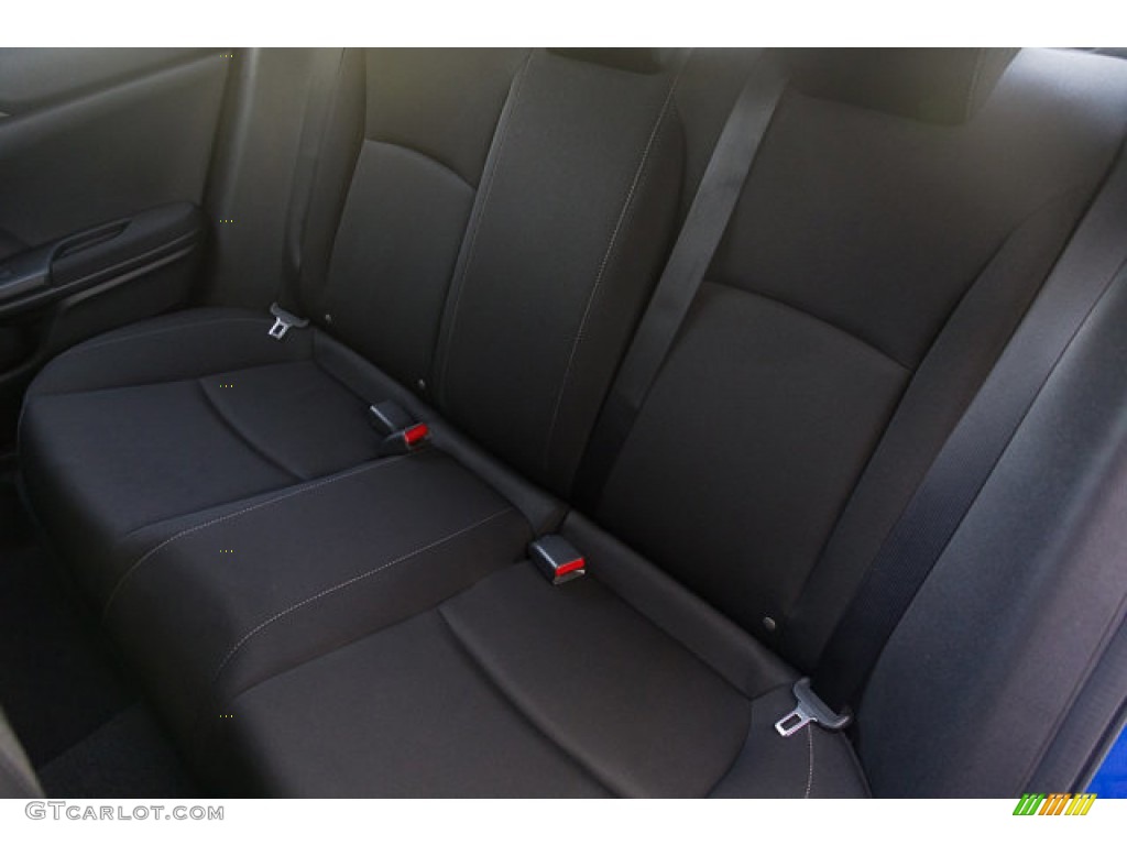 2019 Civic LX Sedan - Agean Blue Metallic / Black photo #19