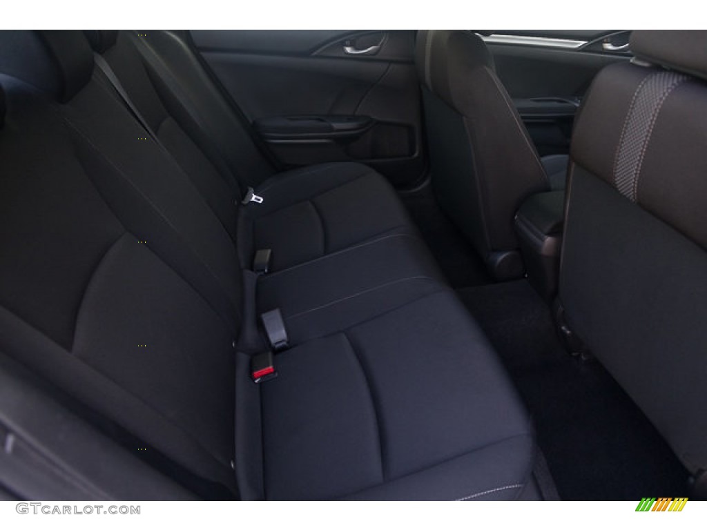 2019 Civic LX Sedan - Agean Blue Metallic / Black photo #20