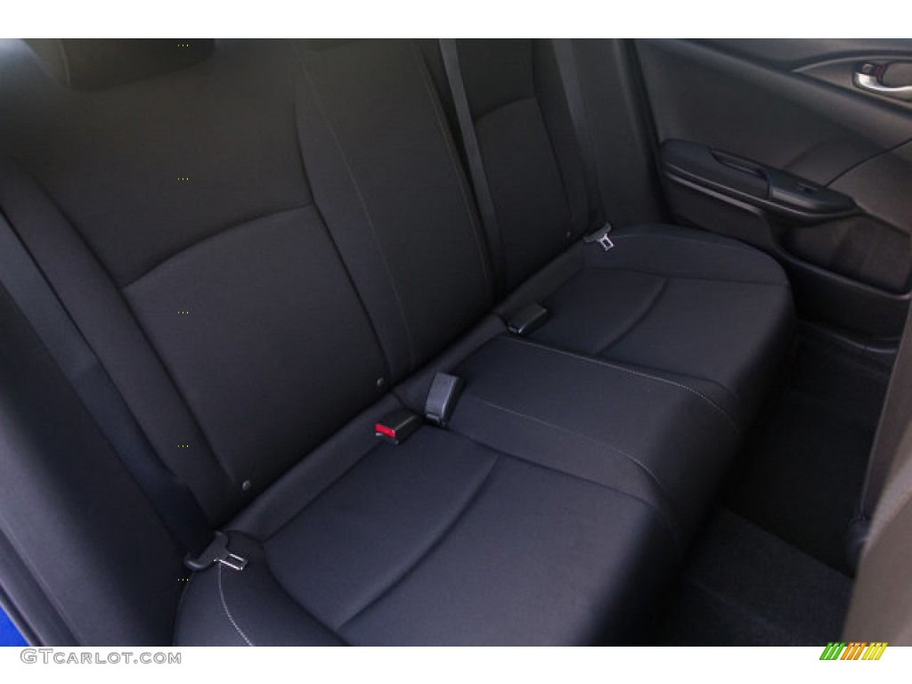 2019 Civic LX Sedan - Agean Blue Metallic / Black photo #21