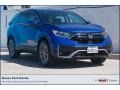 Aegean Blue Metallic 2021 Honda CR-V EX-L AWD