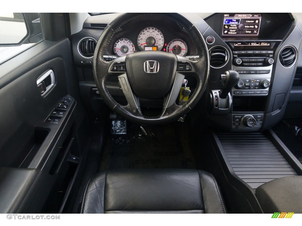Black Interior 2014 Honda Pilot EX-L Photo #146486422