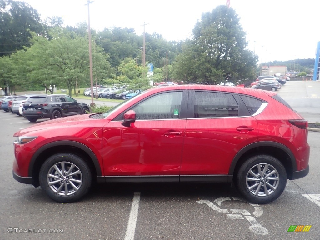 2023 CX-5 S Select AWD - Soul Red Crystal Metallic / Black photo #6