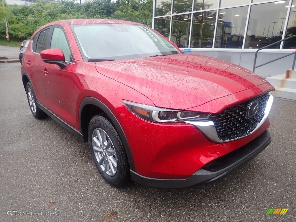 2023 CX-5 S Select AWD - Soul Red Crystal Metallic / Black photo #9