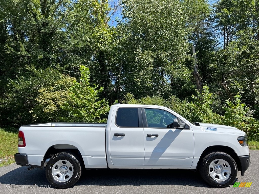 Bright White 2023 Ram 1500 Tradesman Quad Cab 4x4 Exterior Photo #146487325
